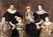 VOS, Cornelis de The Family of the Artist  jg France oil painting artist